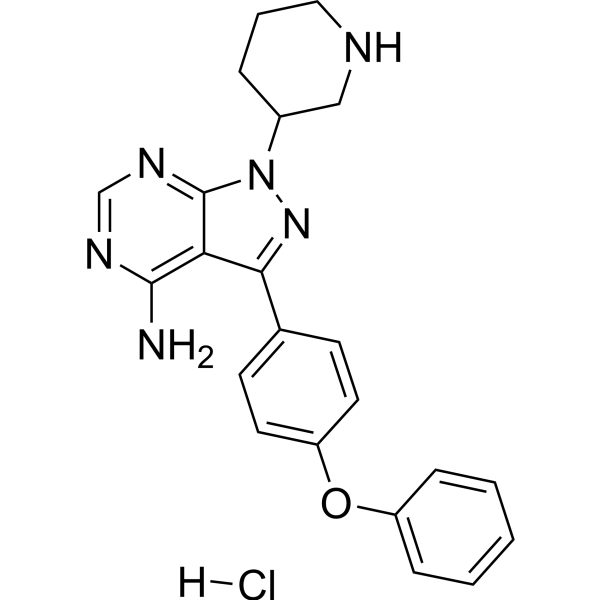 (Rac)-IBT6A hydrochloride ((Rac)-ibrutinib) 1807619-60-8